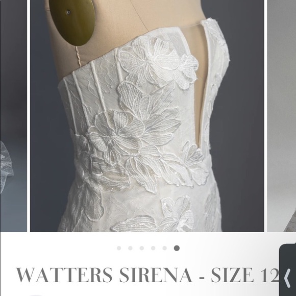 Brand new never worn wedding dress - Picture 2 of 4